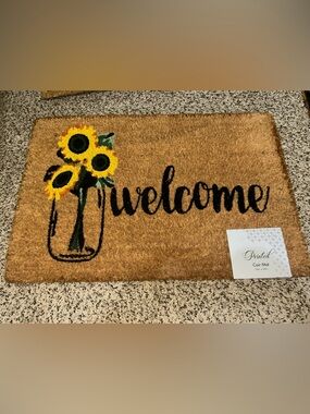 Sunflower Welcome Doormat